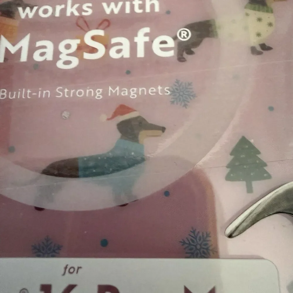 Dachshund iPhone 16 Pro Max Phone Case Christmas Dog MagSafe Santa Paws NEW NIP